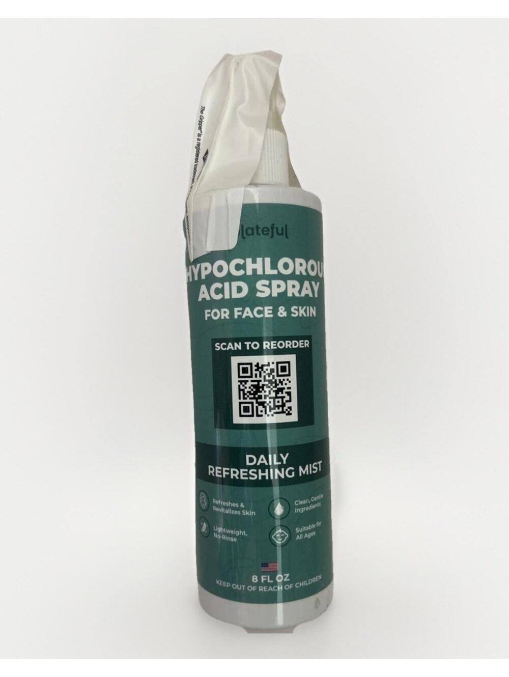 Hypochlorous Acid Spray for Face Skin Gentle Facial Cleanser Acne-Prone MADE USA